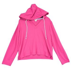 J. Crew Pink Hoodie Sweatshirt